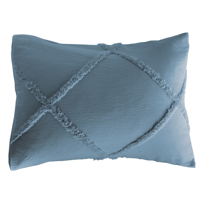 Porch & Den Norris Lattice Cotton Duvet Cover
