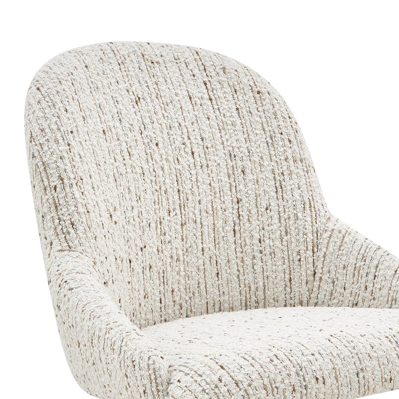 NPD Furniture Katrisa Boucle Dining Side Chair (Set of 2)