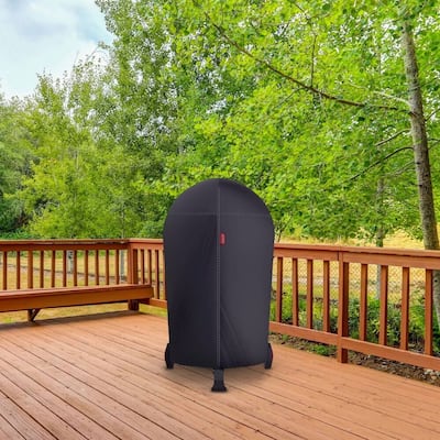 Cookout Heavy Duty Cover for 30-In. Kettle Grill, Black - N/A