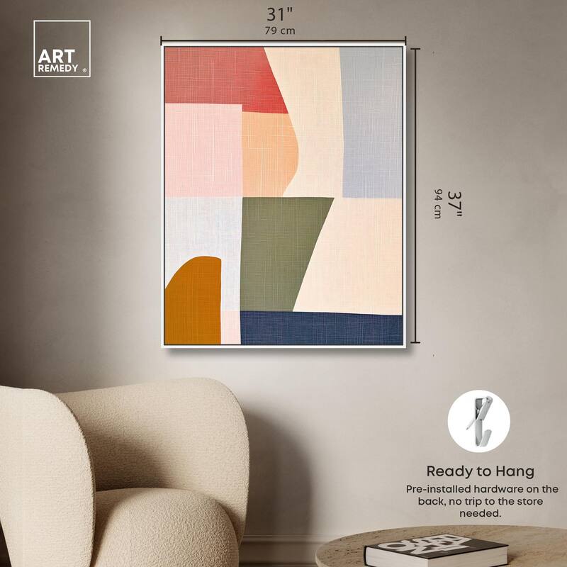Planar Patchwork I Canvas by Art Remedy