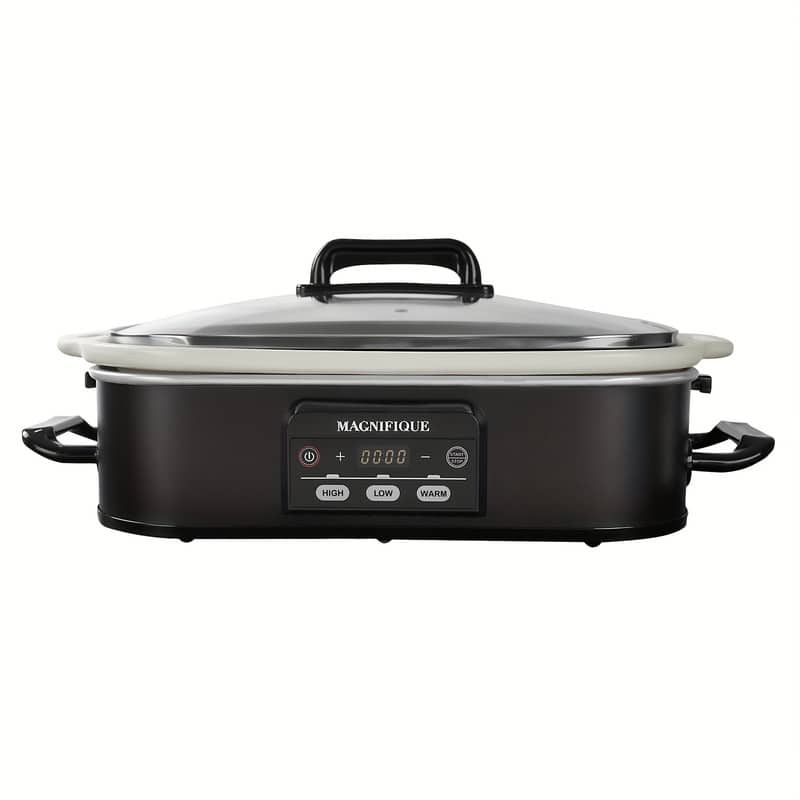MAGNIFIQUE Programmable Slow Cooker with Non-Stick Pot