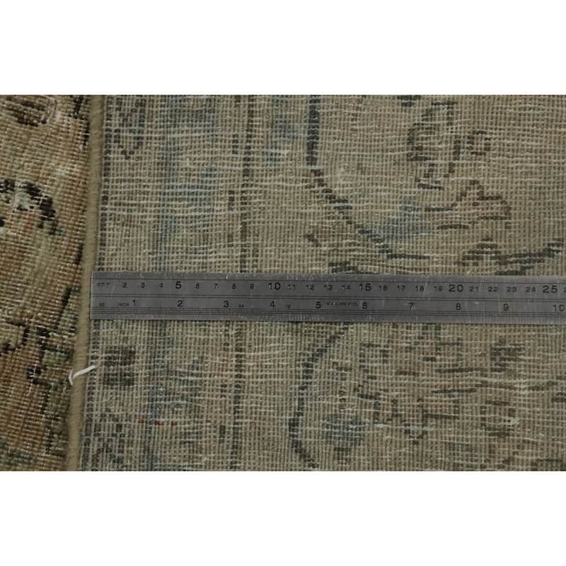 Hand Knotted Oriental 100% Wool Carpet Traditional Floral Oranges & Rust Kashan Area Rug - 11' 6'' X 8' 5''