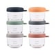 preview thumbnail 1 of 2, BEABA 6 Pack Glass Baby Food Jars - Sunrise - 5Oz.