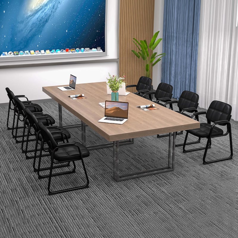 Costway Waiting Room Chair Set of 8 Upholstered Guest Conference Chair - See Details