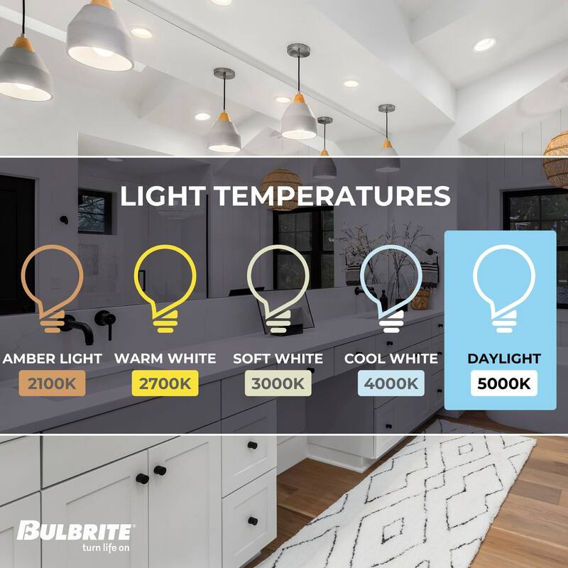 Bulbrite LED Filament Pack of (4) 14 Watt Dimmable A19 Light Bulb with Milky Glass Finish and Medium (E26) Base
