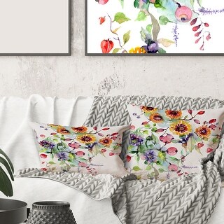 Modern floral throw 2025 pillows