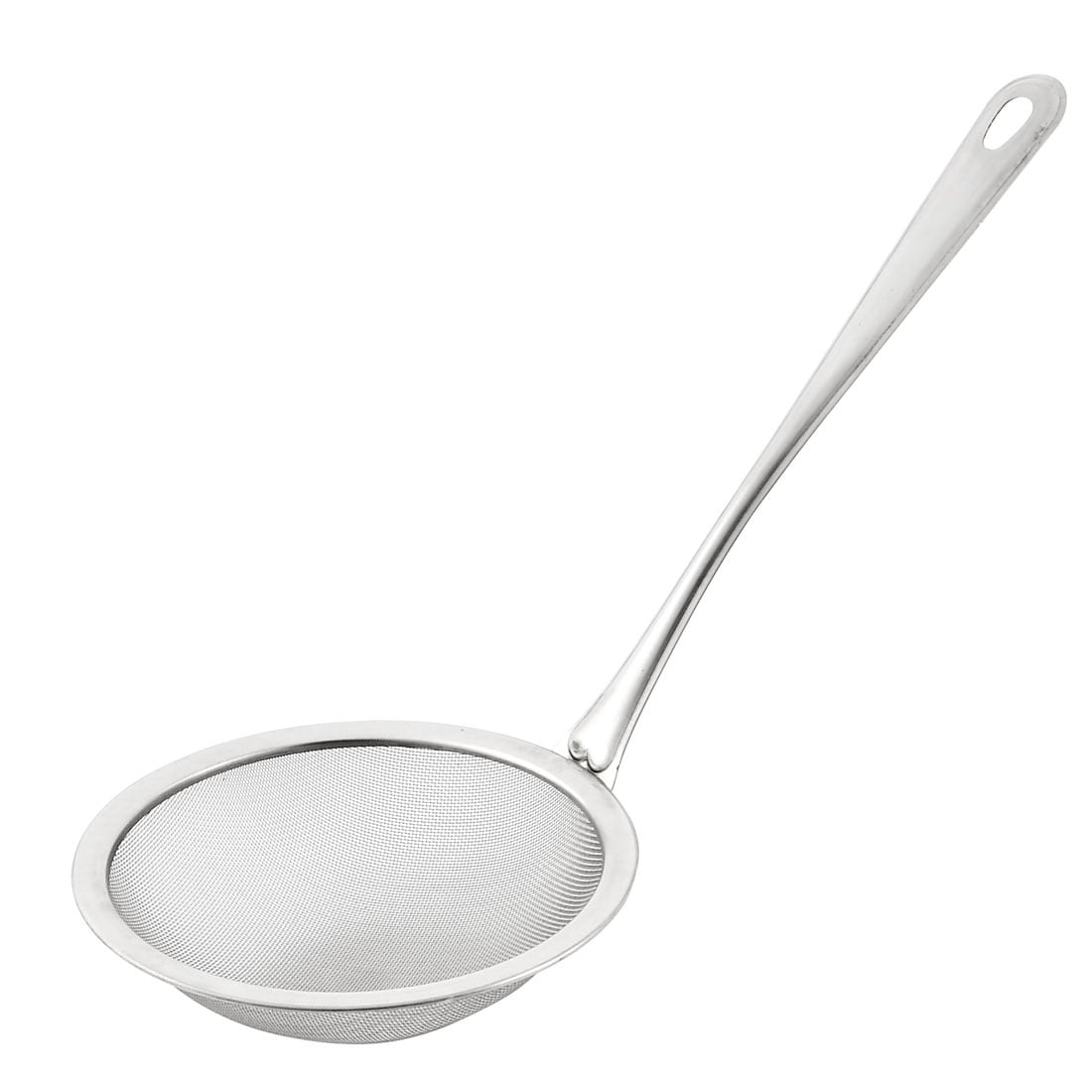 Kitchen Metal Perforated Strainer Ladle Colander Spoon 13.5cm Dia