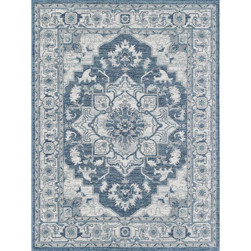 Domani Novarro Traditionally Moroccan Reversible Indoor / Outdoor Area Rug