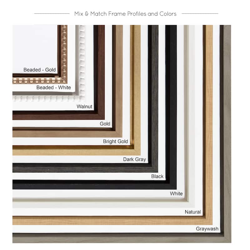 Kate and Laurel Sylvie Beaded Blank Framed Canvas