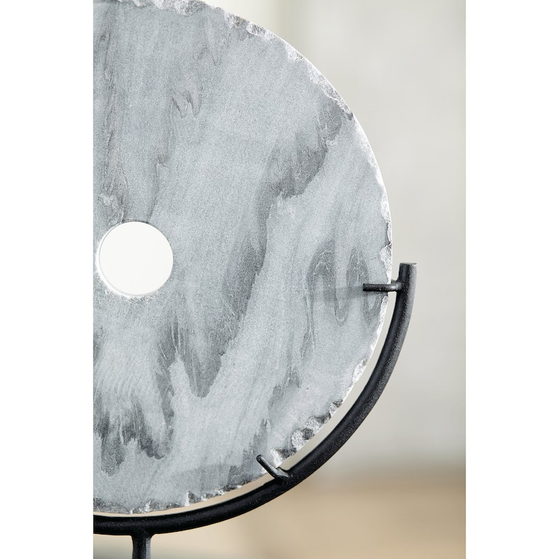 Signature Design by Ashley Jillsen Gray/Black Sculpture - 13.25"W x 12.25"D x 14.5"H
