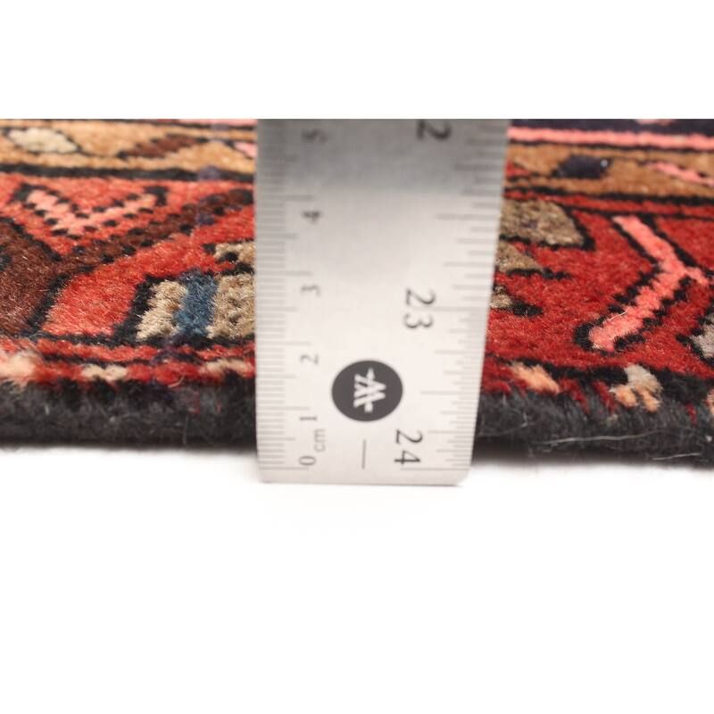 ECARPETGALLERY Hand-knotted Andelz Red Wool Rug - 3'2 x 6'5