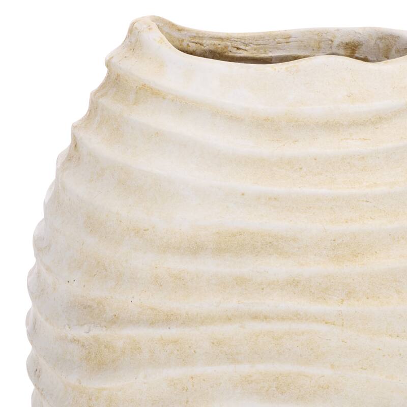 SAFAVIEH Outdoor Patio Furniture Damian Planter Pot - 10"W x 9"D x 17"H