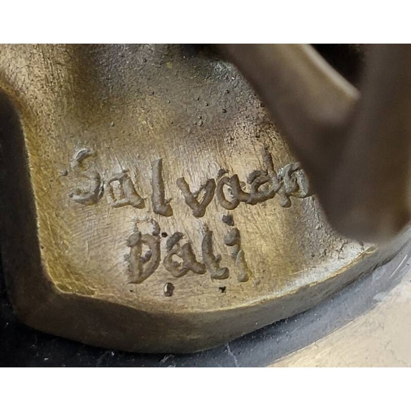 Surreal Dalinian Horse Abstract Bronze Sculpture Statue Salvador Dali 15 Inches X 9 Inches