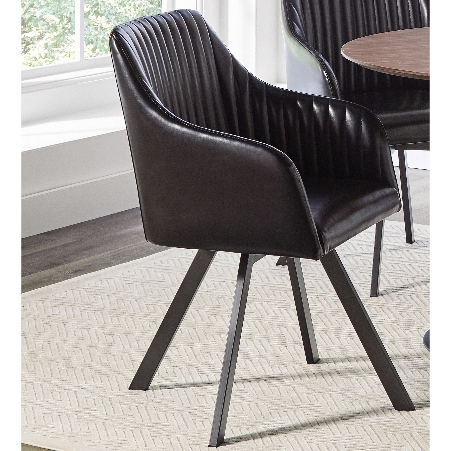 Art deco swivel chair deals