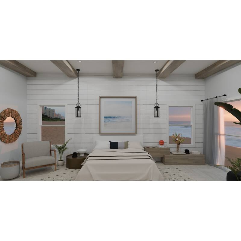 Tilmore 1-Light Matte Black Mini Pendant Light
