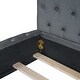 preview thumbnail 11 of 22, Queen Velvet Bed with Durable Frame and Easy Assembly
