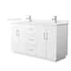 Option White / White Quartz Top / Brushed Nickel Hardware