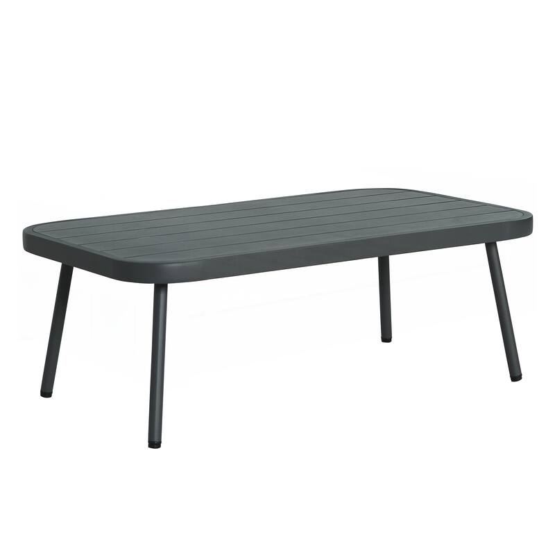 Steel Loveseat and Table