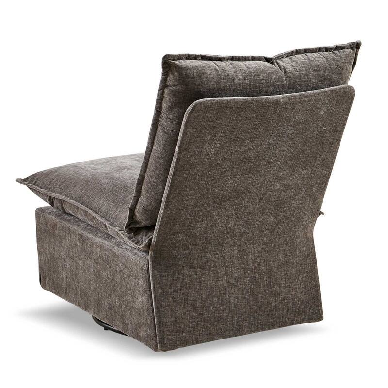 Detachable Chenille Single 360 Swivel Sofa Chair