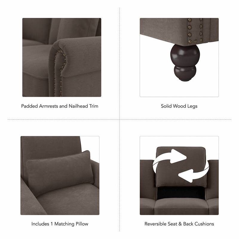 Coventry Accent Chair with Arms by Bush Furniture