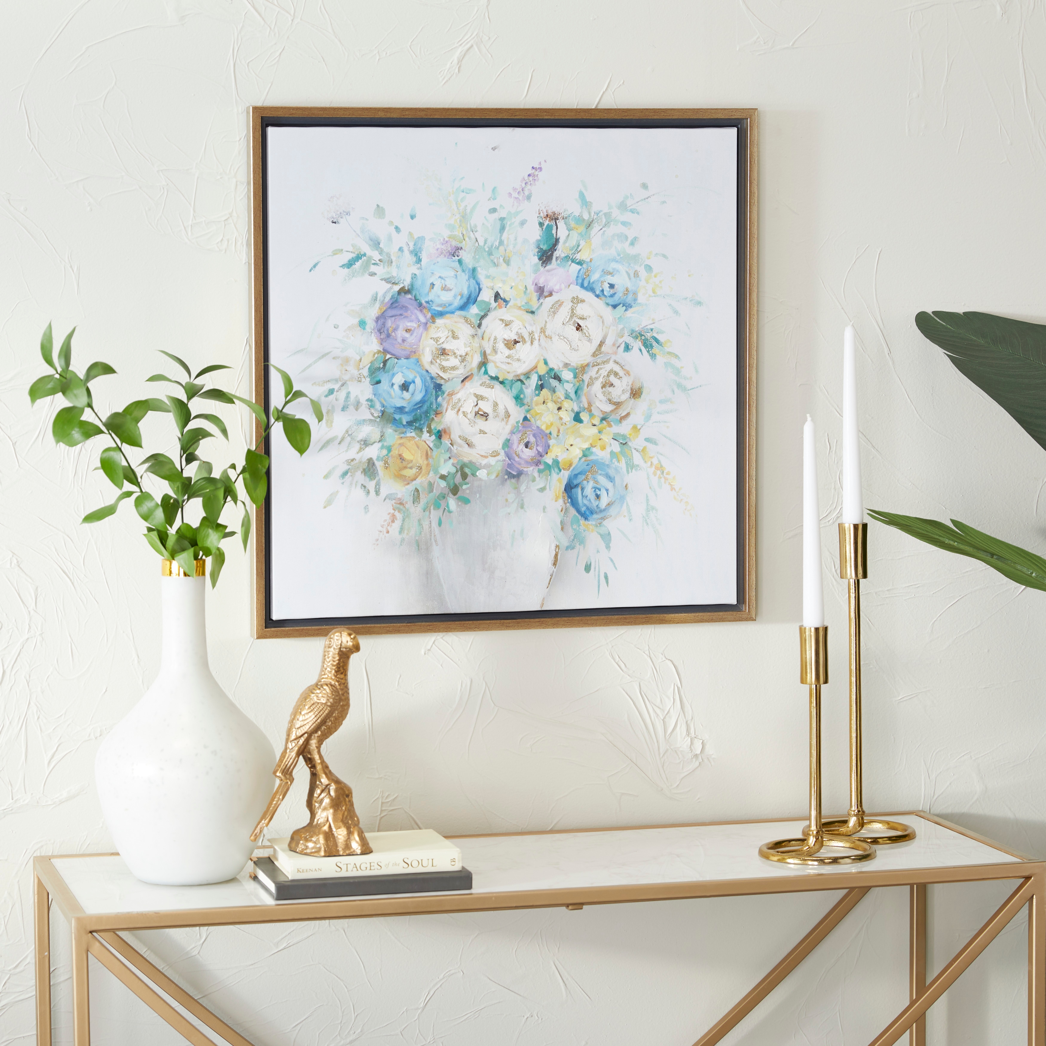 Multi Polystone French Country Framed Wall Art