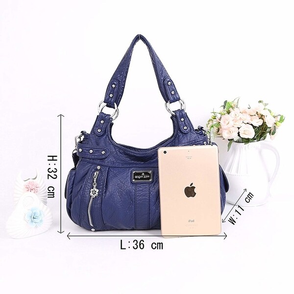 shoulder purse with pockets