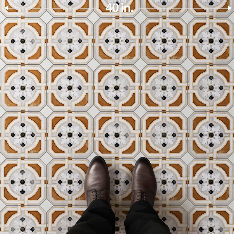 Merola Tile Vaudeville Taco Nacar 1-5/8" x 1-5/8" Porcelain Floor and Wall Tile - Pallet ( Tiles)