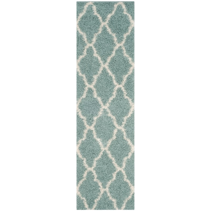SAFAVIEH Dallas Shag Hacer Trellis 1.5-inch Thick Rug