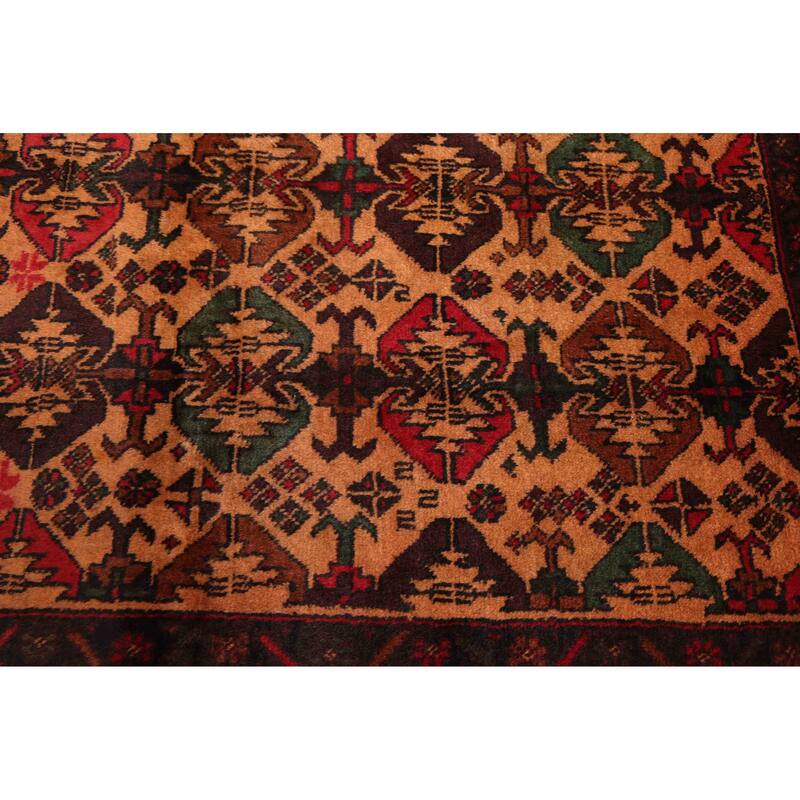 ECARPETGALLERY Hand-knotted Teimani Tan Wool Rug - 3'11 x 6'8