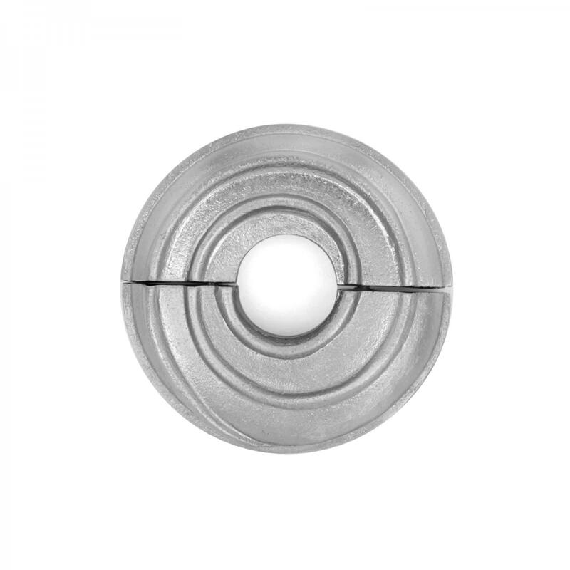 Satin Finish Radiator Flange Spiral 3/4" (IPS) Pipe Flange: 1" I D; 3-1/8" O D Renovators Supply