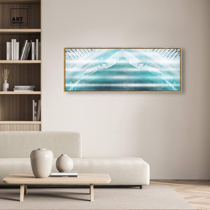 Andare in Spiaggia Panoramic Canvas by Art Remedy