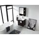 preview thumbnail 53 of 54, 24-inch Modern Bathroom Vanity Set w/ Vitreous China Sink Top