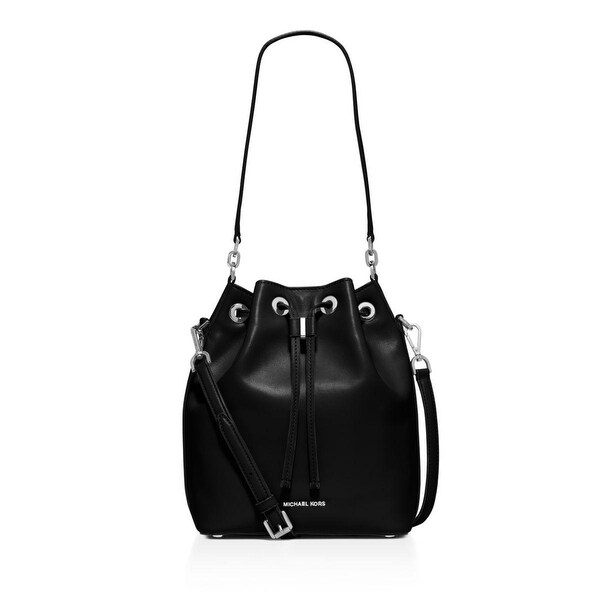 black michael kors bucket bag