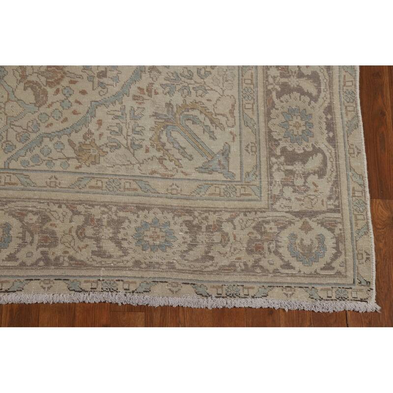 Tabriz Persian Area Rug Hand-Knotted Traditional Wool Carpet - 6'5"x 9'1"