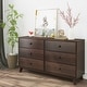 preview thumbnail 54 of 58, Max and Lily Solid Wood 6-Drawer Dresser Espresso