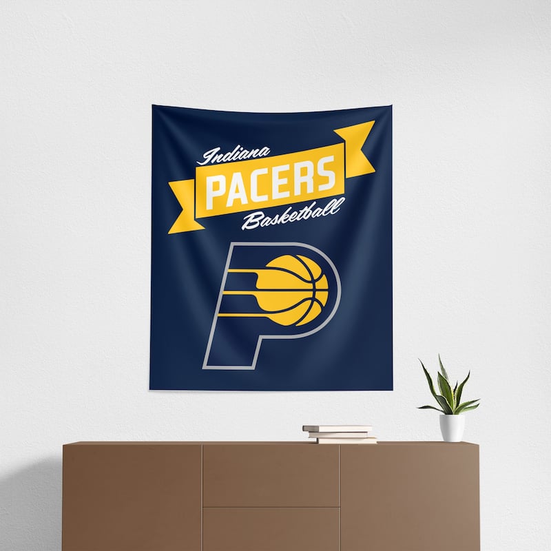 NBA Premium Pacers Printed Wall Hanging - 34"x40"