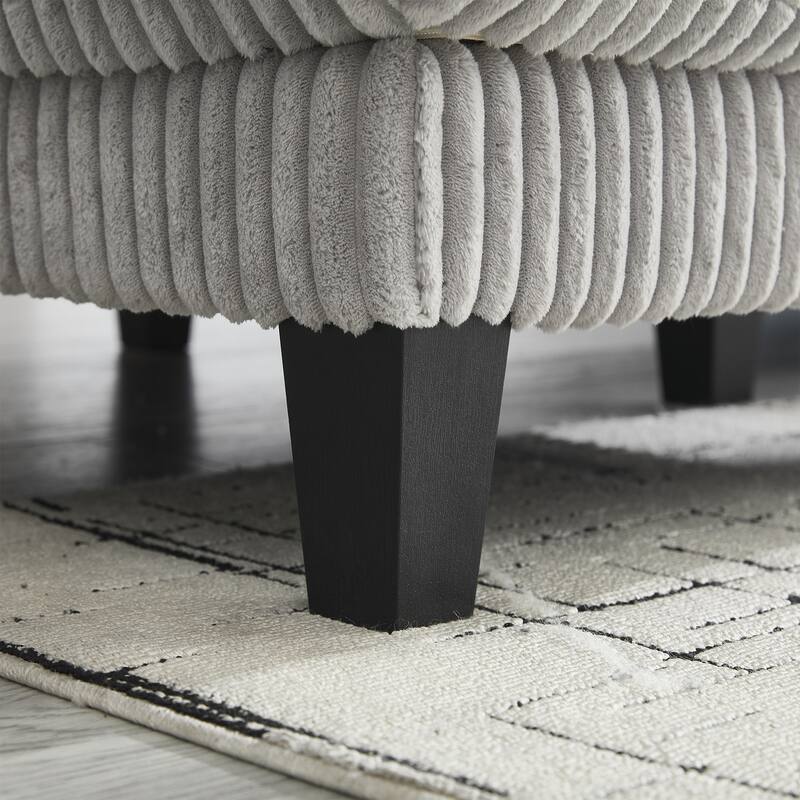 U-Shaped Modular Sectional Sofa with Double Chaise Lounge, Convertible Deep Seat Sleeper Sofa, Velvet Upholstered 4 Seater Sofa