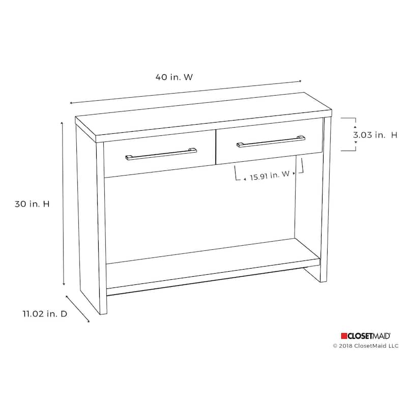 ClosetMaid Modular Console Table