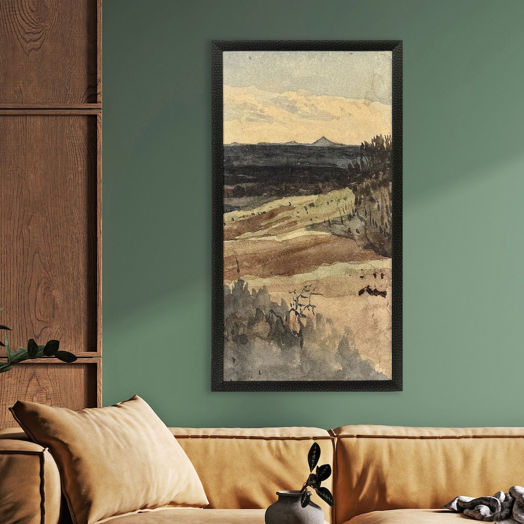 Paragon Rolling Fields II Framed Art