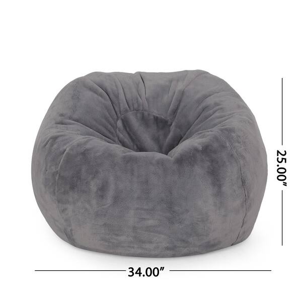 Wibaux 3 Foot Bean Bag by Christopher Knight Home - Bed Bath & Beyond ...