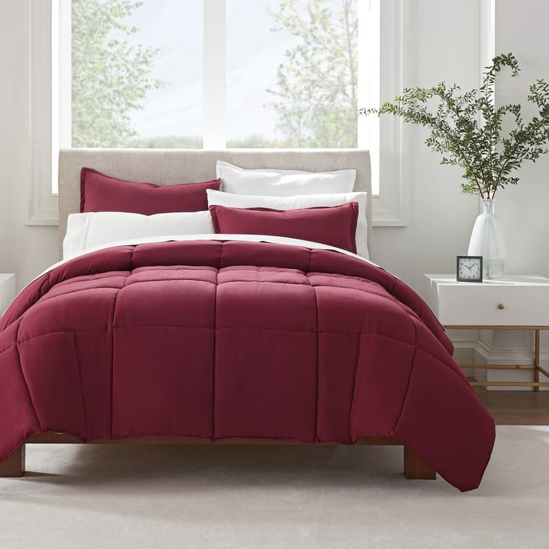 Serta Simply Clean Antimicrobial Comforter Set