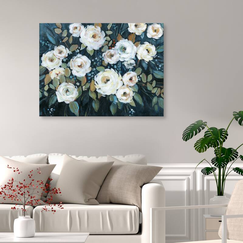 Moonlit Garden I by Carol Robinson Canvas Art Print