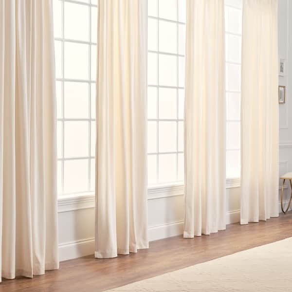 slide 2 of 44, Chanasya Velvet Room Darkening Window Curtain Panel Pair (Set of 2)