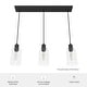 preview thumbnail 18 of 19, Hunter Lochemeade 3-Light Linear Cluster Pendant - Kitchen Island, Dining Room - Modern Farmhouse, Contemporary, Industrial