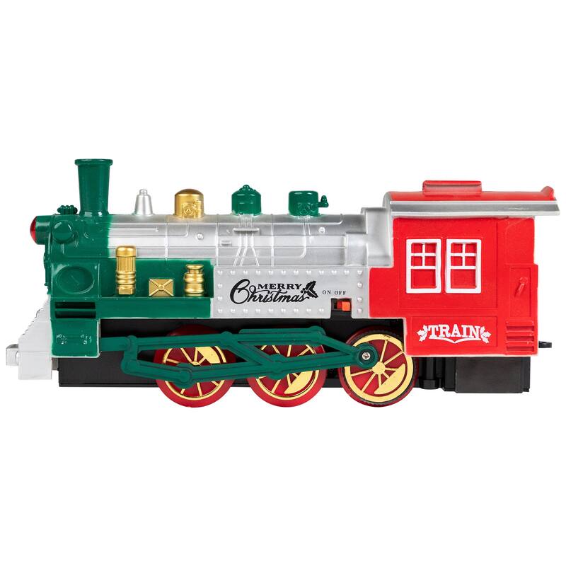 36 Pc Battery Operated Lighted Animated Train Set Raised Track Sound