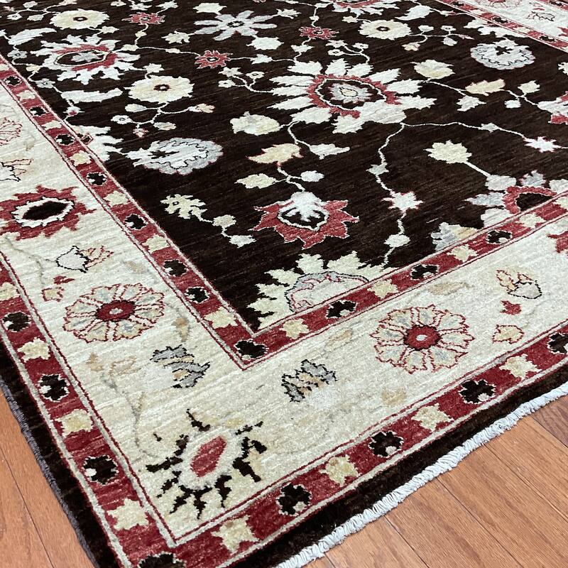 HERAT ORIENTAL Handmade Oushak Wool Rug - 5'8" x 8'5"