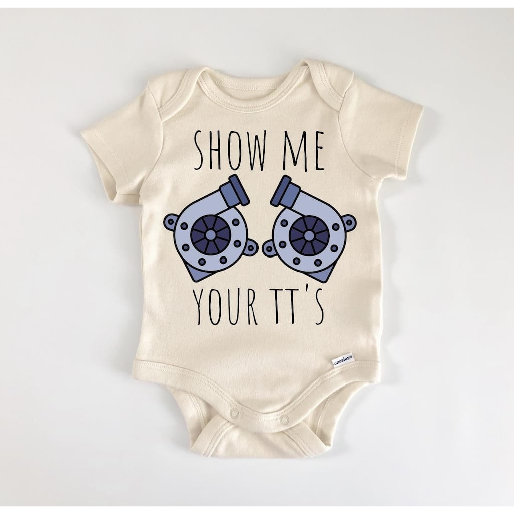 Twin Turbo Drag Racing - Baby Boy Girl Clothes Infant Bodysuit Funny Cute