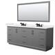 Option Dark Gray / White Quartz Top / Matte Black