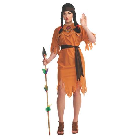 Pocahontas Indian Princess Adult Standard Costume - Standard (10-14)