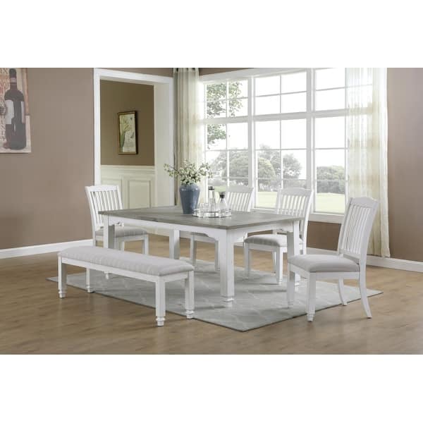 Shop Emerald Home Centerville Modern Farmhouse Bench Overstock